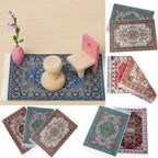 Miniature Turkish Style Dollhouse Carpet – Mini Woven Rug Dollhouse Miniature Rug Richie's