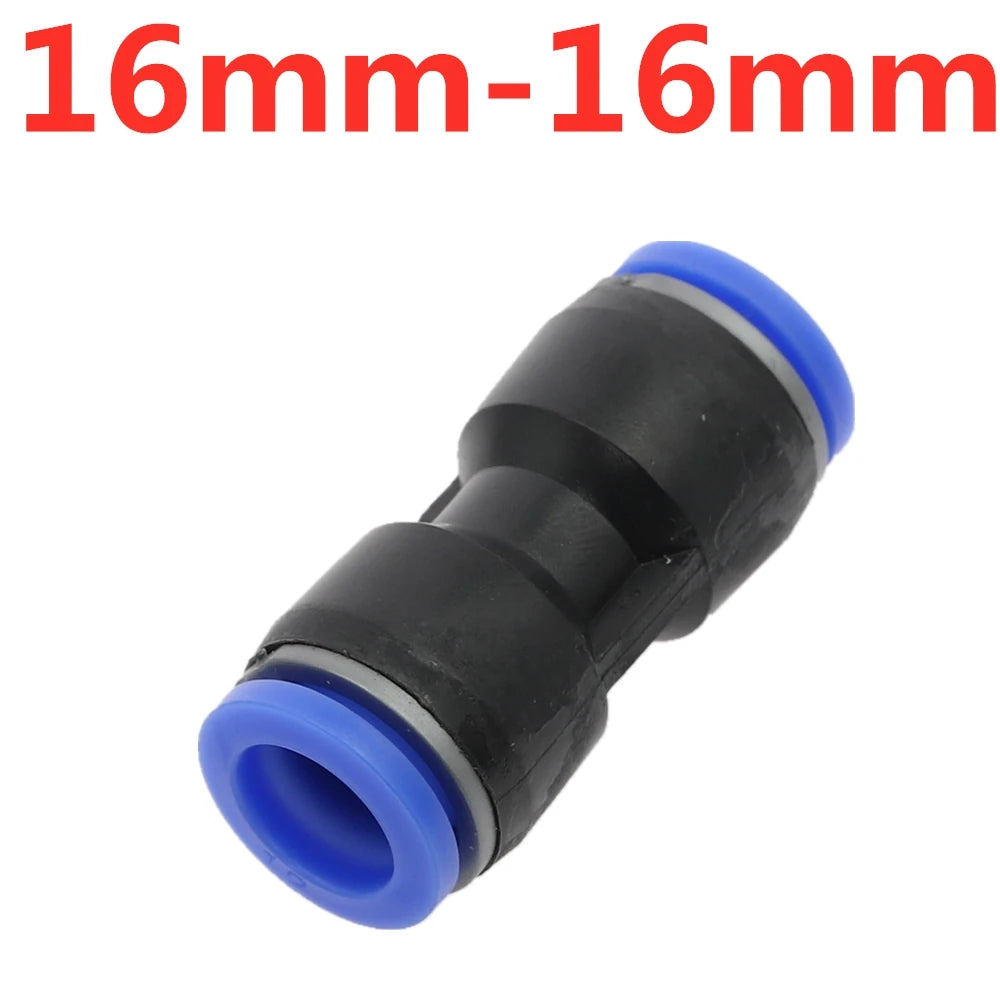Push-In Straight Reducer Pneumatic Fitting 4mm–16mm Hose Pneumatic Hose Fitting Richie's 16mm-16mm