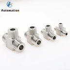 304 Stainless Steel Male Tee Fitting 1/8"–1/2" 3-Way Pipe Pipe Tee Fitting Richie's