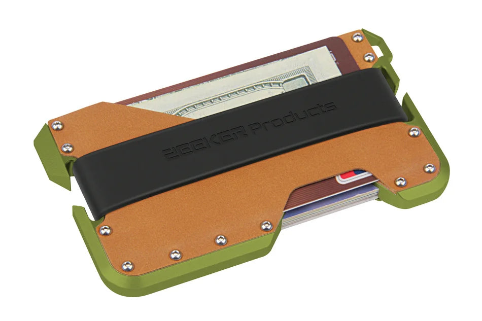 ZEEKER RFID Blocking Aluminum Leather Minimalist Card Wallet RFID Card Wallet Richie's as picture 3