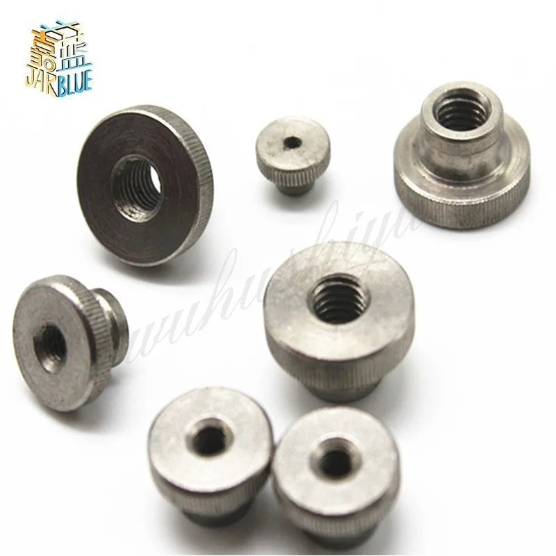 Stainless Steel Knurled Thumb Nuts with Collar M2–M6 | JARBLUE Knurled Thumb Nuts Richie's