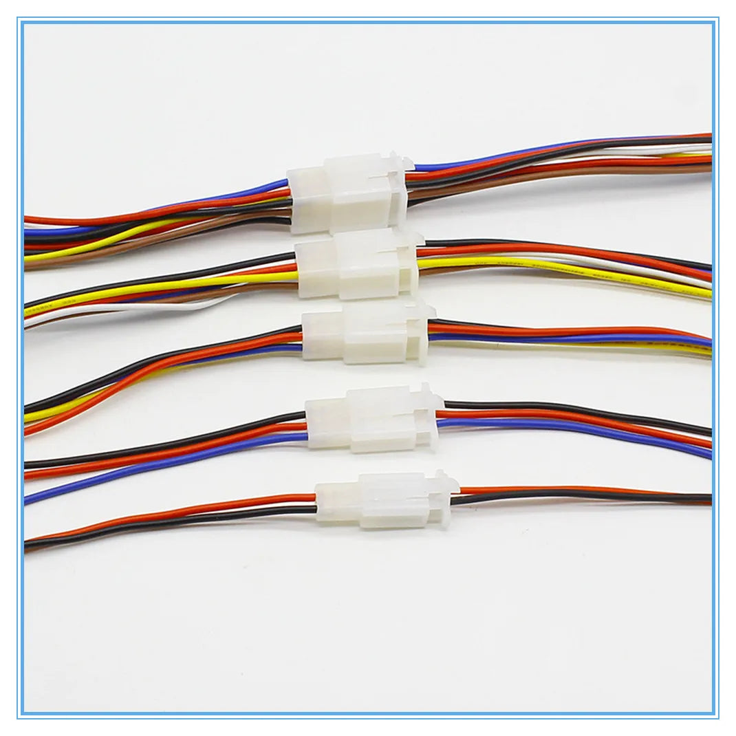 2.8mm Automotive Wire Connector Kit – Male & Female Terminals Wire Connector Kit Richie's 6pin 1Sets