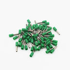 100pcs Insulated Ferrule Terminals Crimp Cord End Wire Connectors Ferrule Crimp Terminals Richie's green E2508