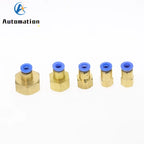 Brass Pneumatic Quick Connector BSP Female Thread Air Pipe Fitting Pneumatic Air Fitting Richie's