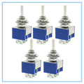 5-Pack DPDT ON-OFF-ON Toggle Switch 6A 125V AC 6-Terminal Toggle Switch Richie's Default Title