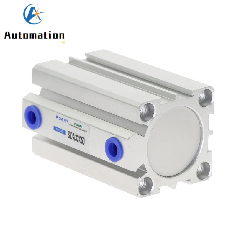 SDA32 Double Acting Compact Air Cylinder 32mm Bore | Multi-Stroke Pneumatic Air Cylinder Richie's