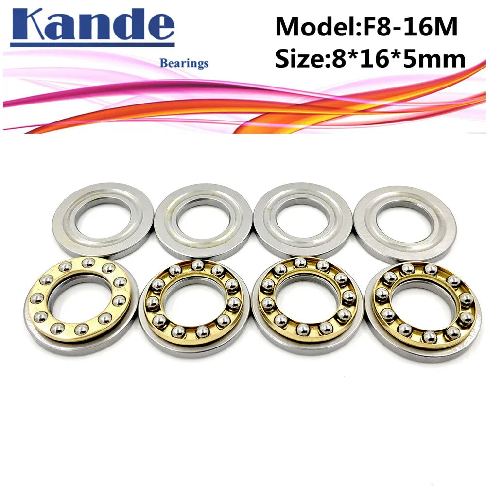 4pcs Miniature Axial Thrust Bearings F3-8 to F8-16M for 3D Printers Axial Thrust Bearing Richie's