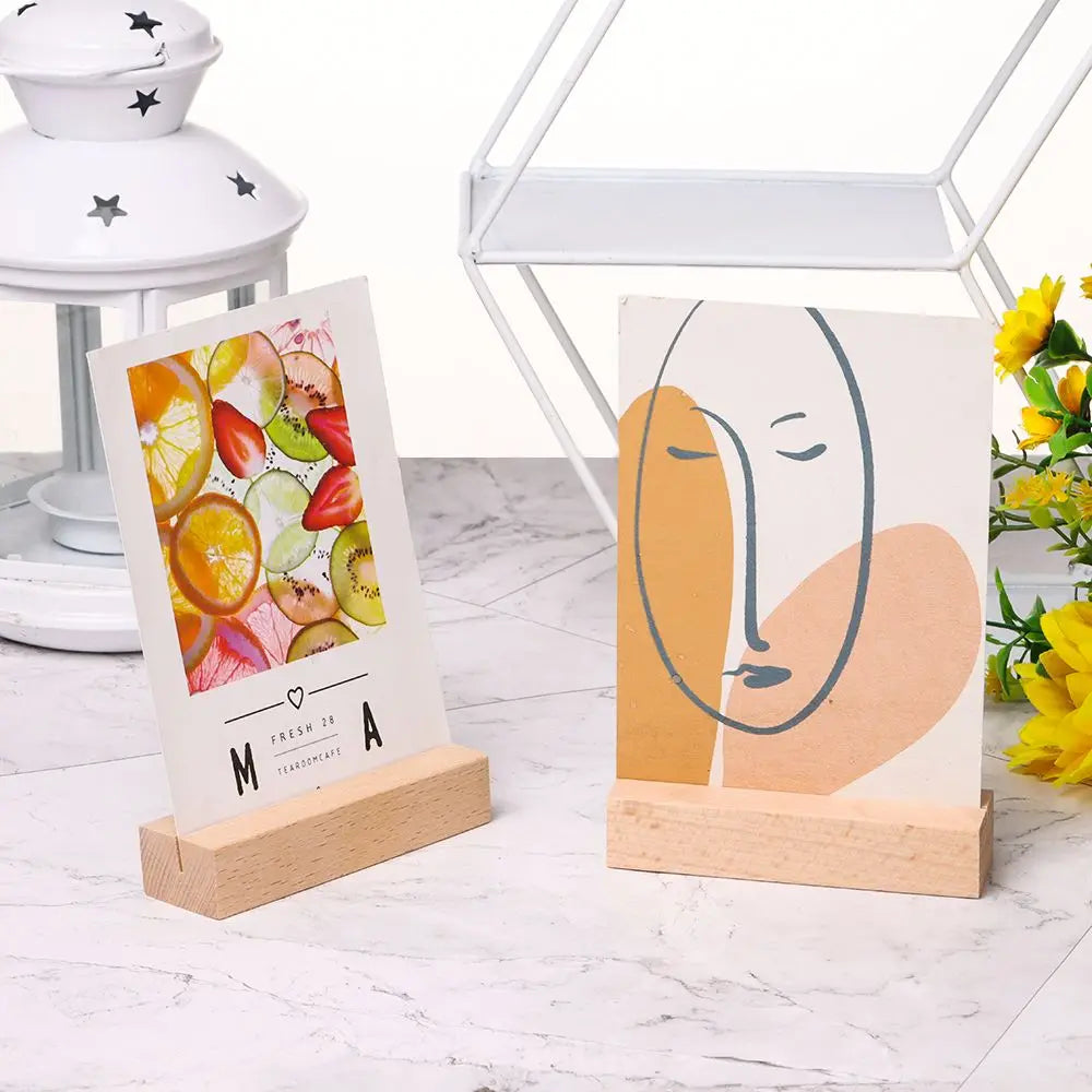 Wood Card Holder Stand – Wedding Place Cards & Table Numbers Card Holder Stand Richie's