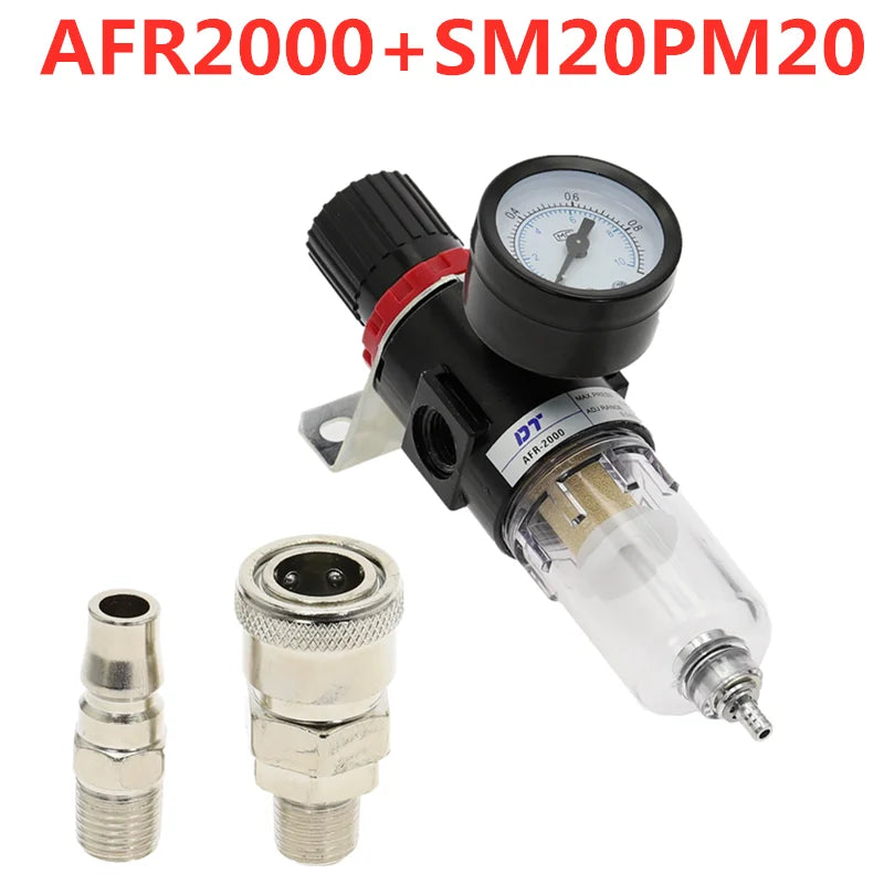 AFR2000 Pneumatic Filter Regulator 1/4" with Pressure Gauge Pneumatic Filter Regulator Richie's AFR2000 SM20 PM20 AFR2000 China Mainland