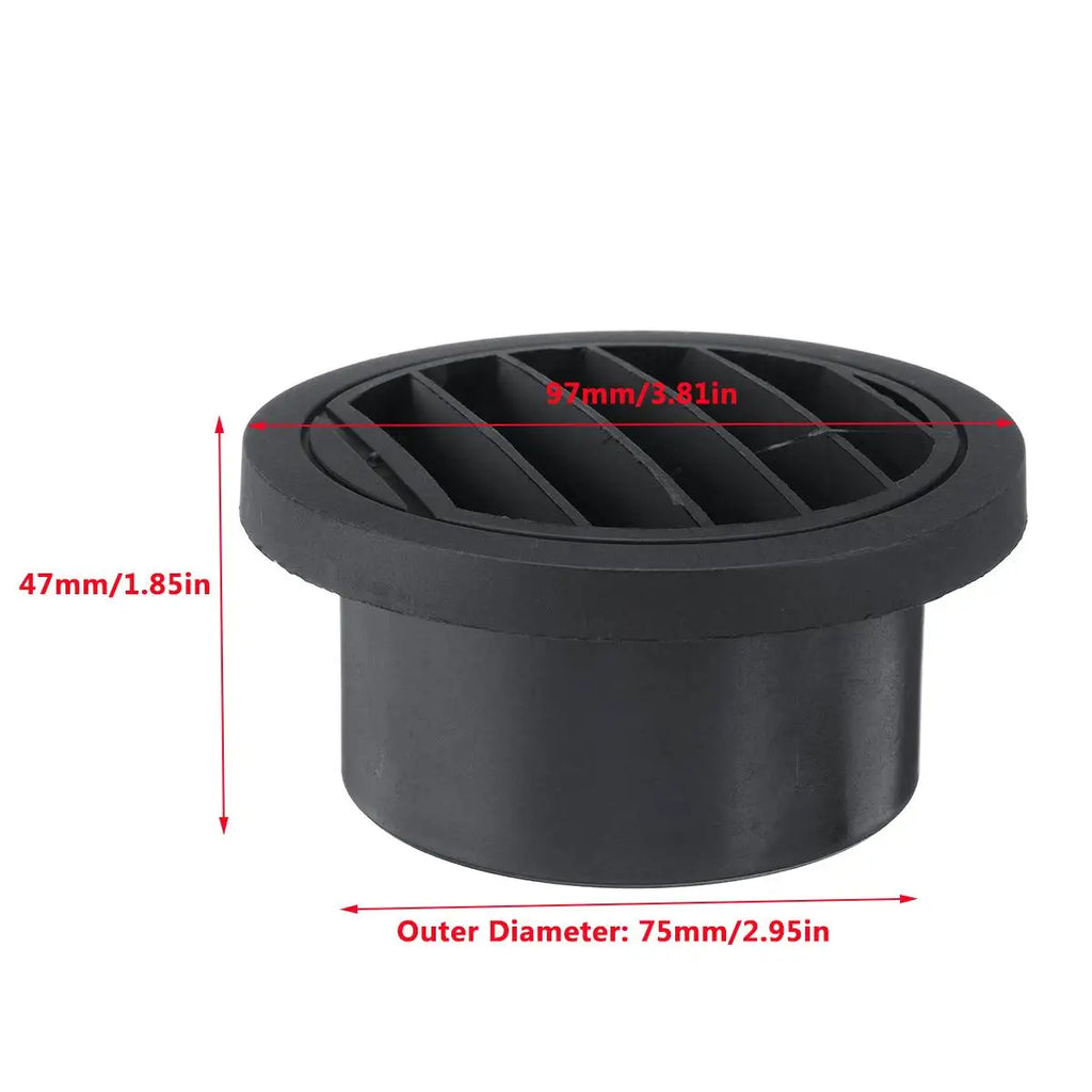 75mm Diesel Heater Air Vent Outlet – Webasto Eberspacher Heater Vent Outlet Richie's