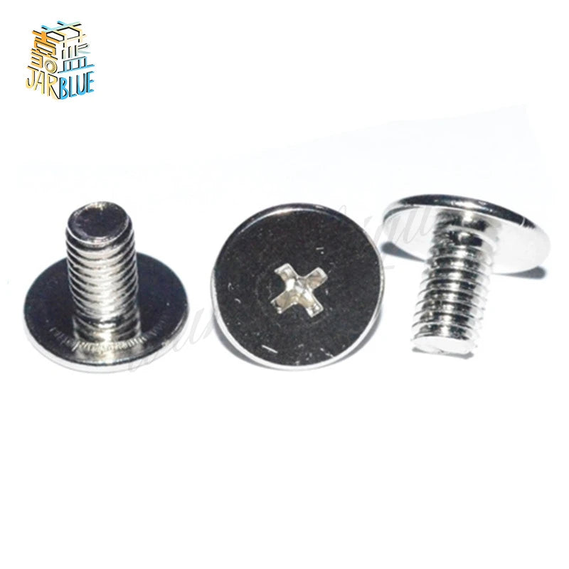 100pcs M2 Flat Head Laptop Screws Nickel-Plated Phillips Laptop Screws Richie's M2 2MM