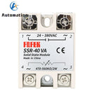 Solid State Relay SSR 10A–100A DC to AC 24-380VAC CE Certified Solid State Relay Richie's