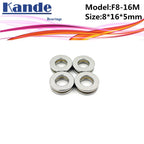 4pcs F8-16M Axial Thrust Bearings 8x16x5mm for 3D Printers Axial Thrust Bearing Richie's
