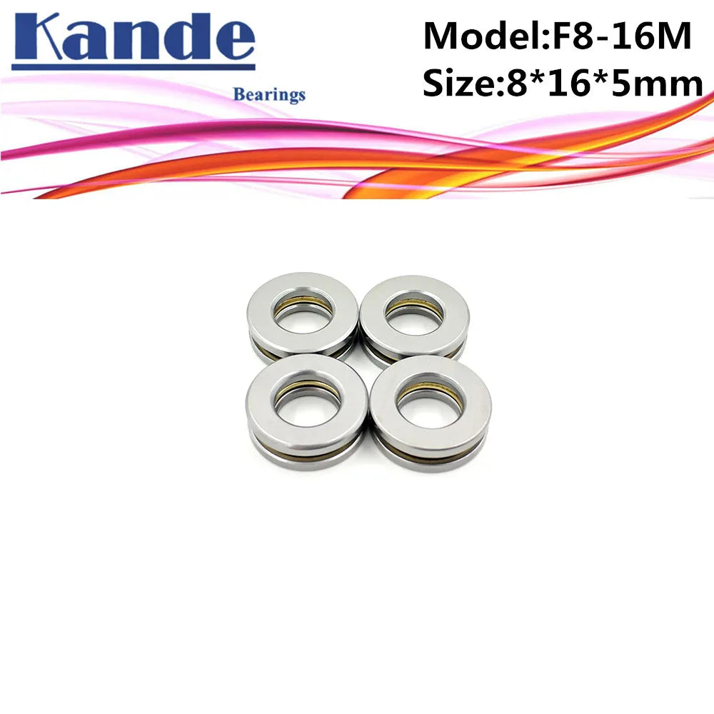 4pcs F8-16M Axial Thrust Bearings 8x16x5mm for 3D Printers Axial Thrust Bearing Richie's