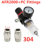AFR2000 Pneumatic Filter Regulator 1/4" with Pressure Gauge Pneumatic Filter Regulator Richie's AFR2000-304-PC AFR2000 China Mainland