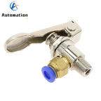 TAC-3P Pneumatic Mechanical Valve 2-Way 3-Port M5 1/8" w/ Fittings Pneumatic Valve Richie's