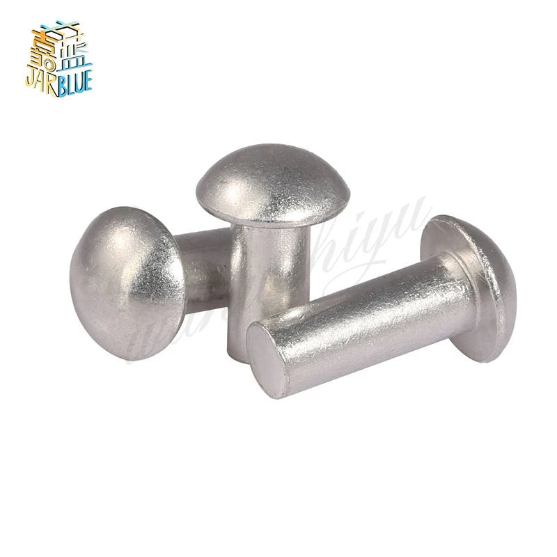 304 Stainless Steel Round Head Solid Rivets M2–M6 GB867 | 10/50pcs Solid Rivets Richie's M3 50pcs 24mm