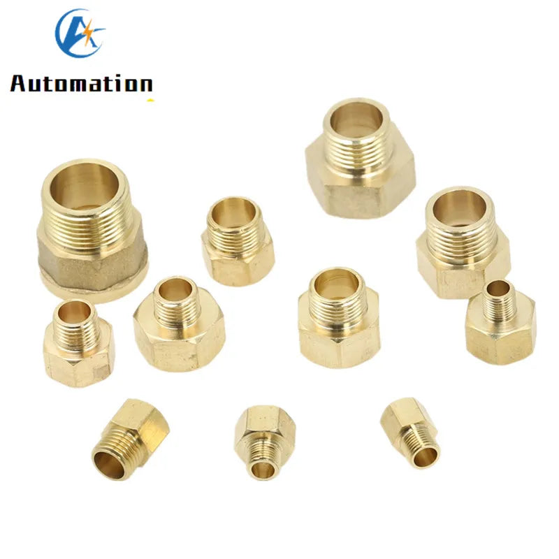 Brass BSP Male to Female Pipe Adapter 1/8"–3/4" Fitting Brass Pipe Fitting Richie's