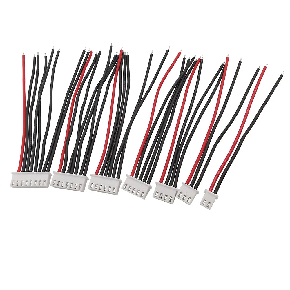 JST XH LiPo Balance Charger Connector 1S–7S 22AWG Silicone Battery Connector Cable Richie's