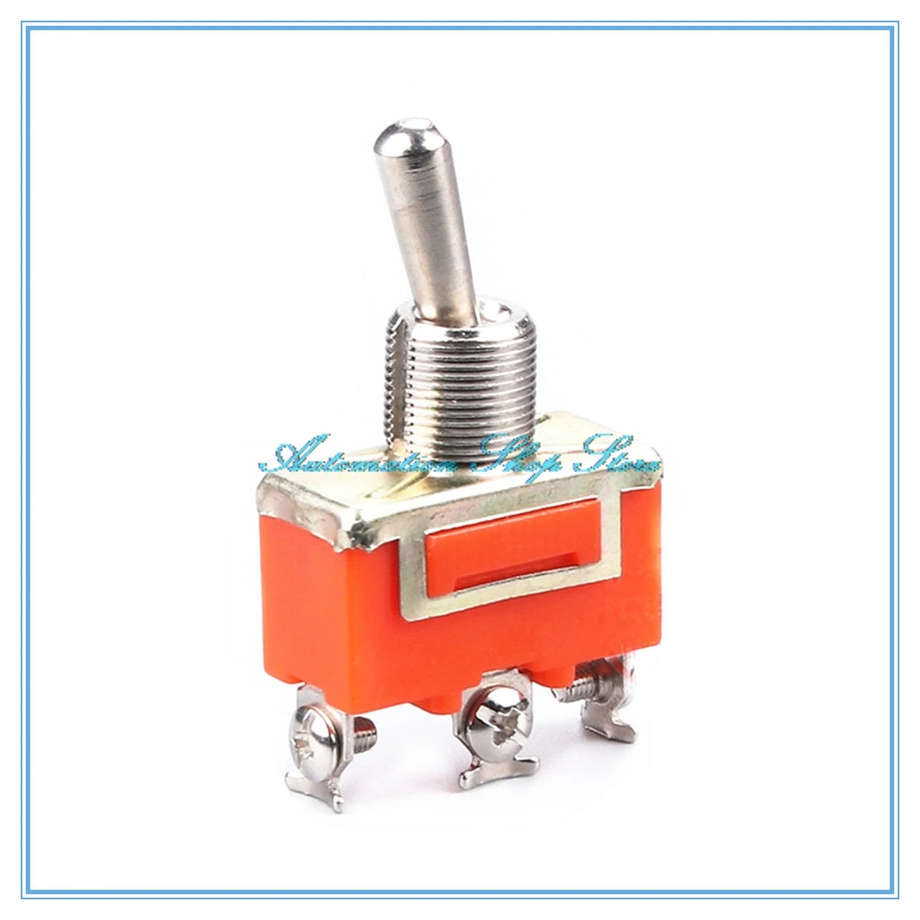 Mini ON-ON Toggle Switch 3-Pin SPDT 15A 250V AC E-TEN1121 Toggle Switch Richie's