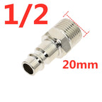 EU Type Pneumatic Quick Coupling 1/4 3/8 1/2 BSP Male Thread Pneumatic Quick Coupler Richie's PM04