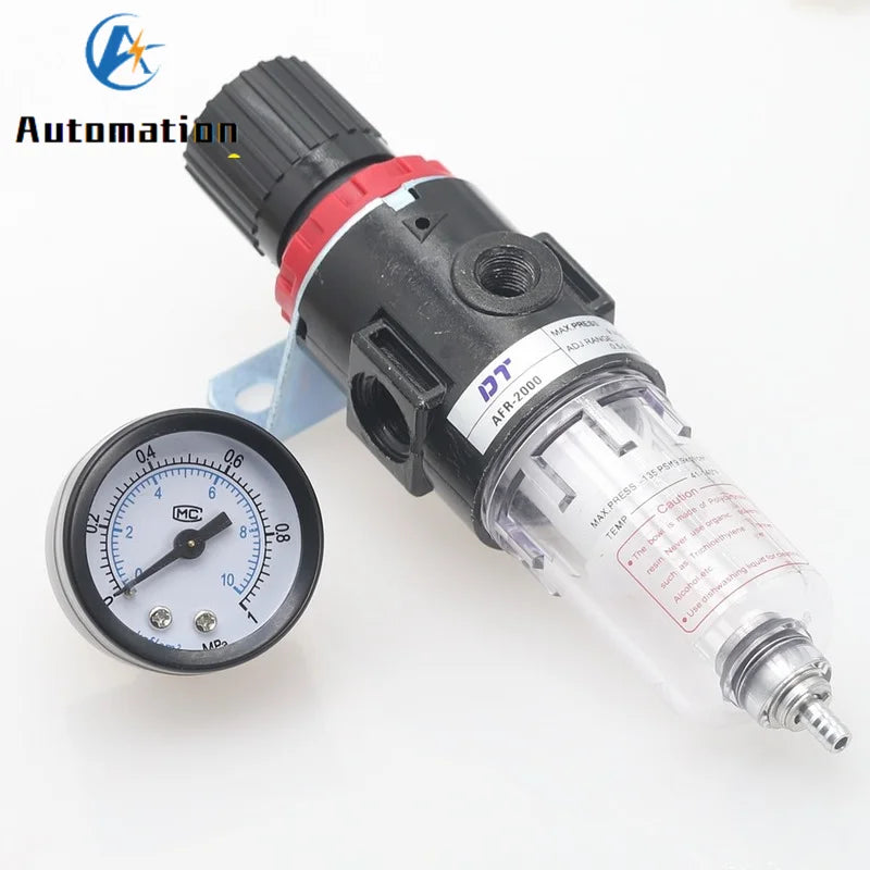 AFR2000 Pneumatic Filter Regulator 1/4" with Pressure Gauge Pneumatic Filter Regulator Richie's