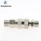EU Type Pneumatic Quick Coupling 1/4 3/8 1/2 BSP Male Thread Pneumatic Quick Coupler Richie's