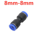 Push-In Straight Reducer Pneumatic Fitting 4mm–16mm Hose Pneumatic Hose Fitting Richie's 8mm-8mm