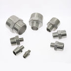 304 SS Male Hex Nipple BSP Pipe Fitting DN8–DN40 Water Oil Air Pipe Fitting Nipple Richie's