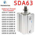 SDA63 Compact Pneumatic Air Cylinder 63mm Bore – SDA-B Series Pneumatic Air Cylinder Richie's