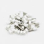 100pcs Insulated Ferrule Terminals Crimp Cord End Wire Connectors Ferrule Crimp Terminals Richie's WHITE E7508