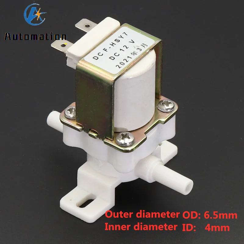 1/4" HSY7 Plastic Solenoid Valve for RO Water Purifier NC/NO Solenoid Valve Richie's