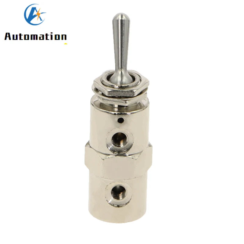 TAC2-4V Pneumatic Valve 2-Position 5-Way Toggle Switch w/ Fittings Pneumatic Control Valve Richie's
