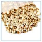 10Pcs Brass Double Taper Ferrule Compression Sleeve Fittings 4–14mm Compression Ferrule Fittings Richie's 4mm