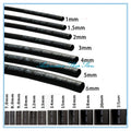 Black Heat Shrink Tubing 1–4mm Polyolefin Wire Wrap 5M Heat Shrink Tubing Richie's 1mm