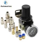 AR2000-02 G1/4" Pneumatic Pressure Regulator with EU Fittings Pneumatic Pressure Regulator Richie's