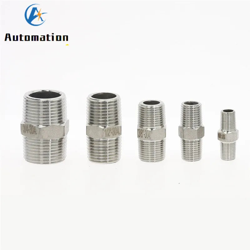 304 Stainless Steel Male Hex Union BSP Pipe Fitting Adapter Pipe Fitting Adapter Richie's