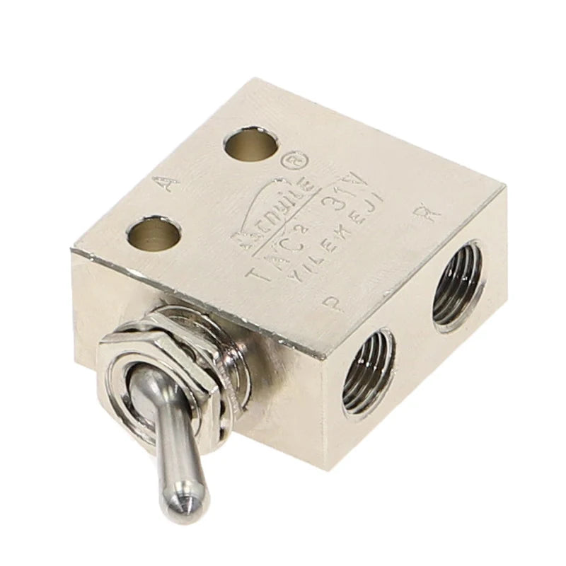 TAC2-31V 2-Position 3-Way Pneumatic Air Valve 1/8" PT Thread Pneumatic Air Valve Richie's TAC2-31V