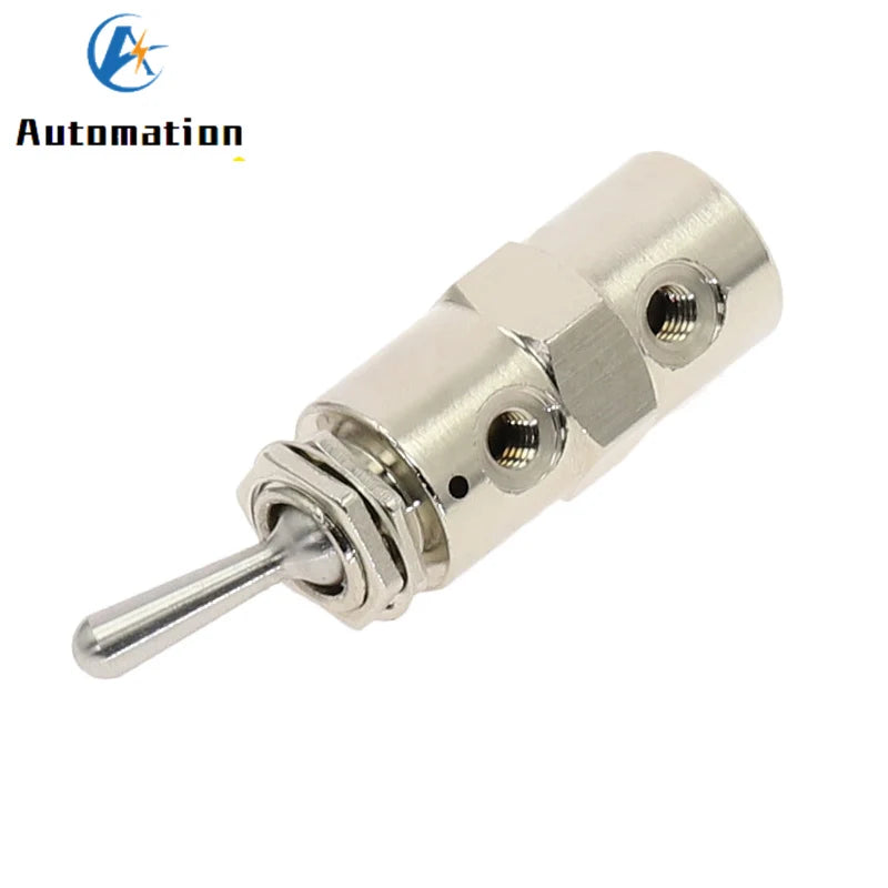TAC2-4V Pneumatic Valve 2-Position 5-Way Toggle Switch w/ Fittings Pneumatic Control Valve Richie's