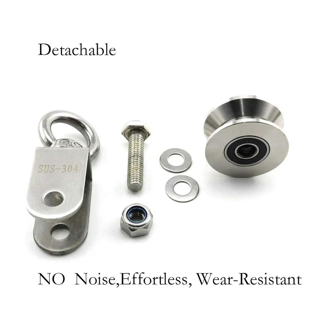 304 Stainless Steel Swivel Pulley – 350KG Heavy Duty 360° Swivel Pulley Richie's