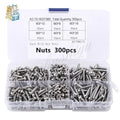 600Pcs M3 Stainless Steel Hex Socket Button Head Screws Nuts Kit Screw & Nut Kit Richie's 600pcs Mix