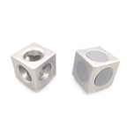 Aluminum 3-Way Cube Connector for 2020 3030 4040 4545 Profiles Corner Bracket Connector Richie's