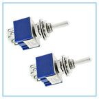 5-Pack DPDT ON-OFF-ON Toggle Switch 6A 125V AC 6-Terminal Toggle Switch Richie's