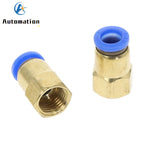 Brass Pneumatic Quick Connector BSP Female Thread Air Pipe Fitting Pneumatic Air Fitting Richie's