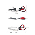 TOTNEND Stainless Steel Pizza Scissors – Detachable Slicer Pizza Scissors Richie's
