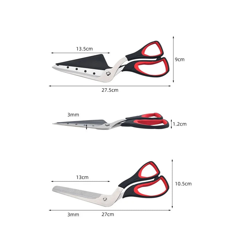 TOTNEND Stainless Steel Pizza Scissors – Detachable Slicer Pizza Scissors Richie's