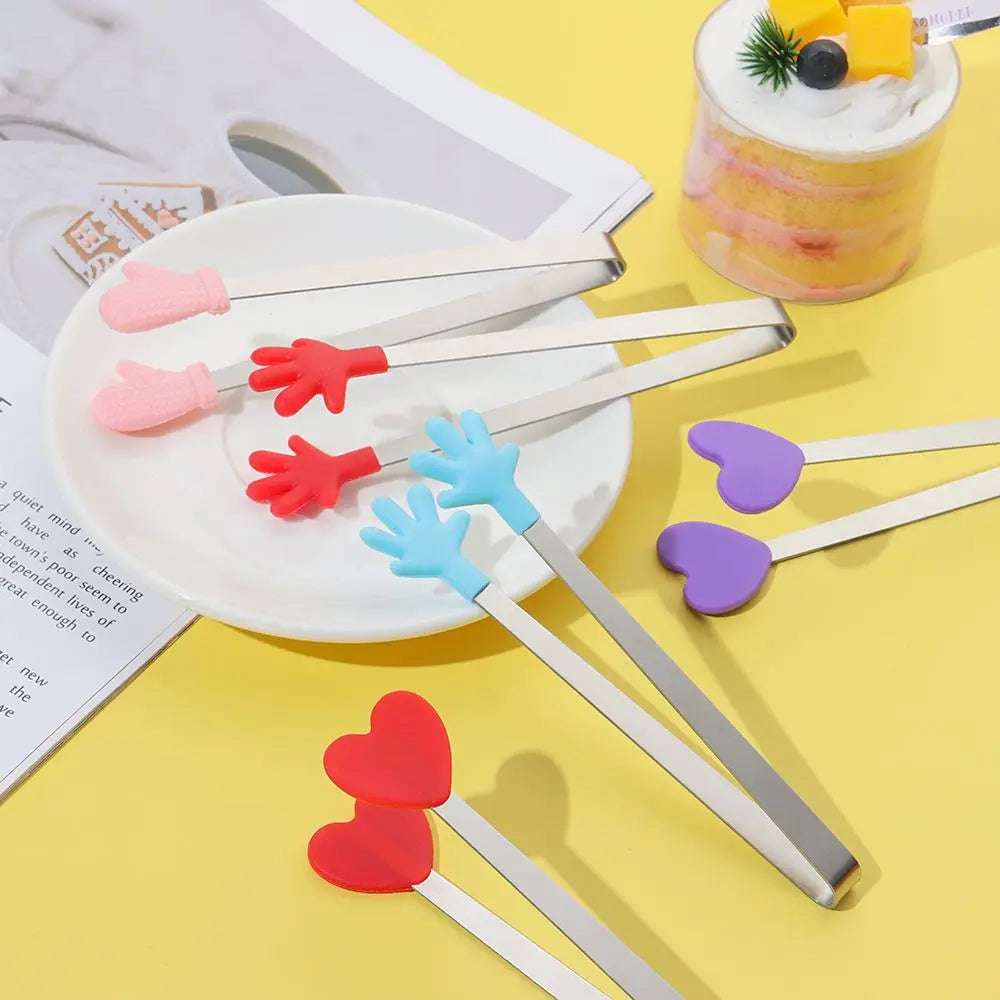 Mini Silicone Food Tongs – BBQ, Bread & Snack Kitchen Clip Kitchen Food Tongs Richie's