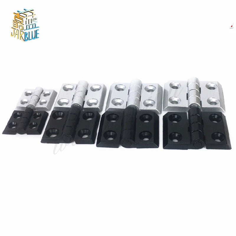 Zinc Alloy Hinge for 2020 3030 4040 Aluminum Profile | JARBLUE Aluminum Profile Hinge Richie's 4040 Silver
