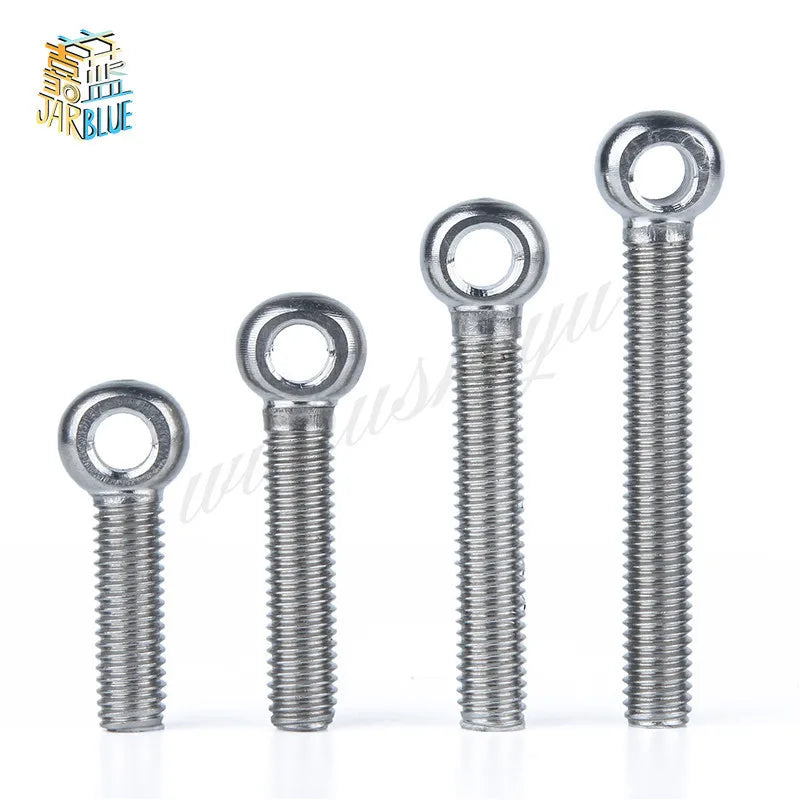 GB798 304 Stainless Steel Eye Bolt M5–M16 Anchor Stud | JARBLUE Stainless Steel Eye Bolt Richie's 20mm M6