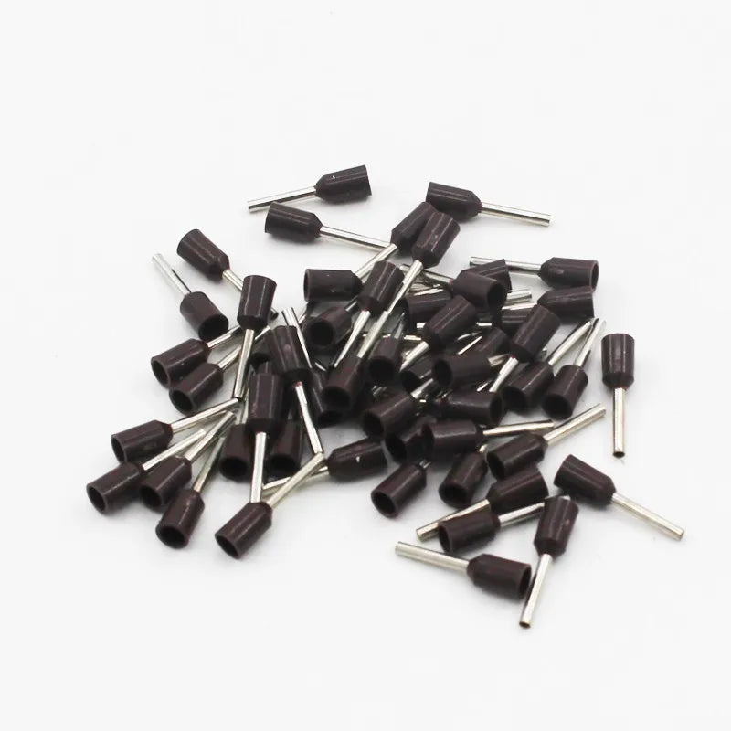 100pcs Insulated Ferrule Terminals Crimp Cord End Wire Connectors Ferrule Crimp Terminals Richie's